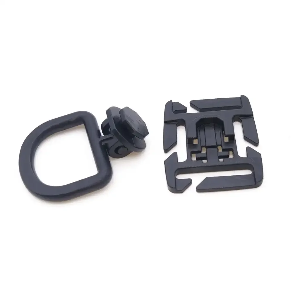 Rotatable Drinking Tube Clip Molle Hydration Bladder Drinking Straw Tube Trap Hose Webbing Clip for SportsWater Pack Bag