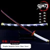 Demon Slayer Sword Rengoku Kyoujurou Nichirin Blade Alloy katana Sword Japanese Anime Weapon Model Christmas Gift Toys for kids 6