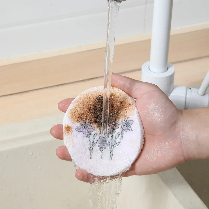 

Ultimate Absorbent Wood Pulp Cotton Sponge Brush for Kitchen Cleaning - Your Perfect Cleaning Companion