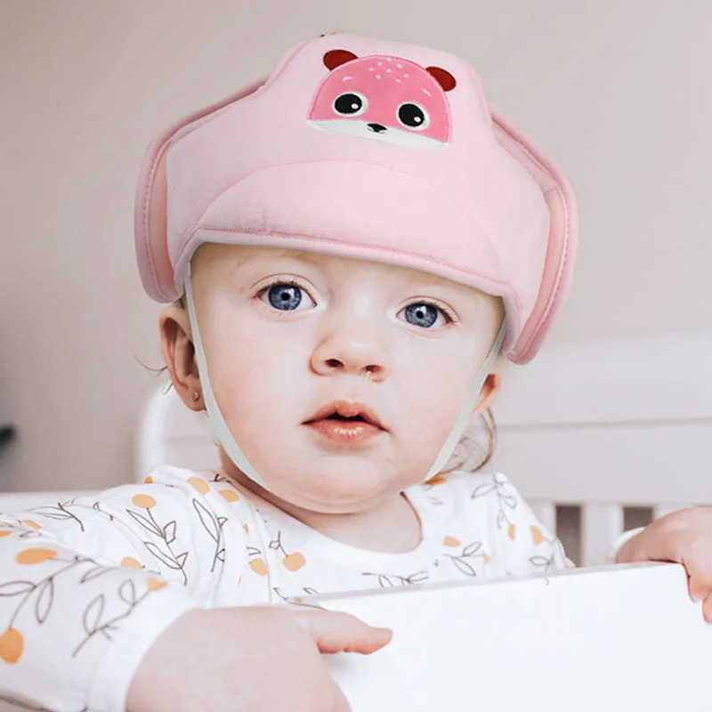 

Baby Adjustable Safety Helmet Kid Soft Head Cushion Protective Cap Toddler Infant Safety Hat Head Protector Learning to Crawl
