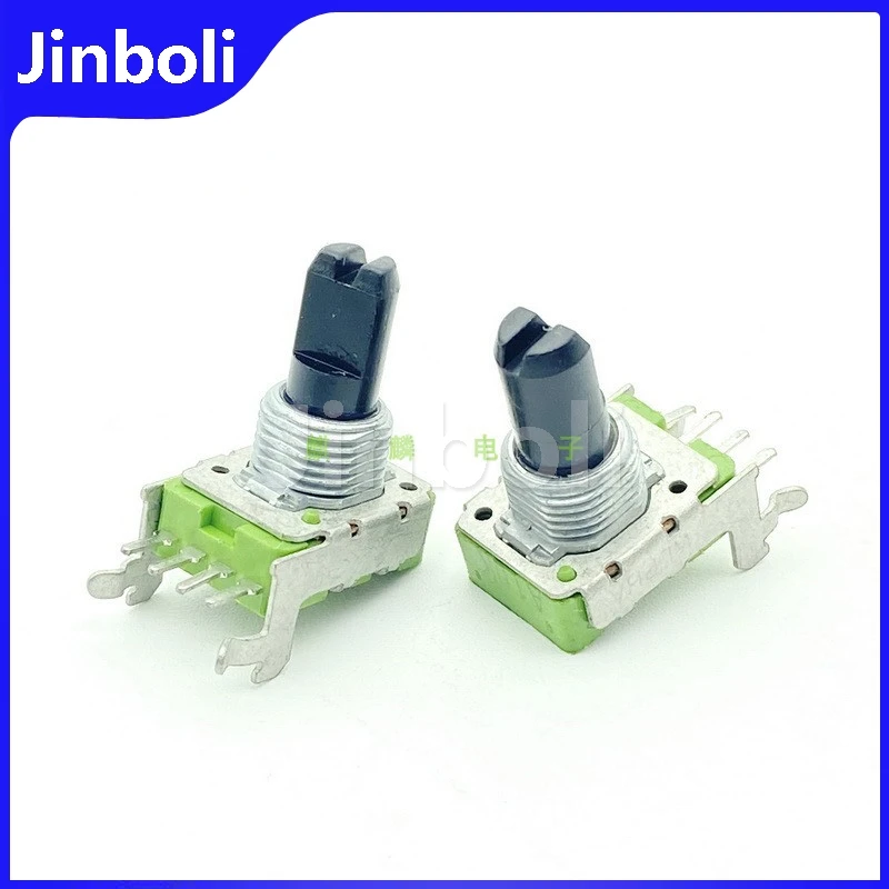 1PCS RK11 Type A10K Horizontal Single Row 4Pins Power Amplifier Mixer Effector Volume Potentiometer D Shaft Length 15mm