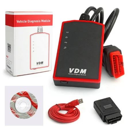 Автомобильный сканер UCANDAS VDM считыватель кодов OBD 2 Wi-Fi поддержка нескольких