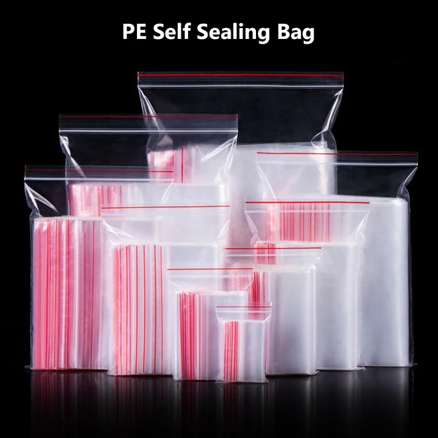 Large Zip Squeeze Lock Bags 13 X 15 Clear Reclosable Jumbo Size