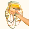 Portable BPA Free Silicone Snack Bags Reusable Feeding Food Storage Container Preservation Bag With Pacifier Chain Baby Stuff 6