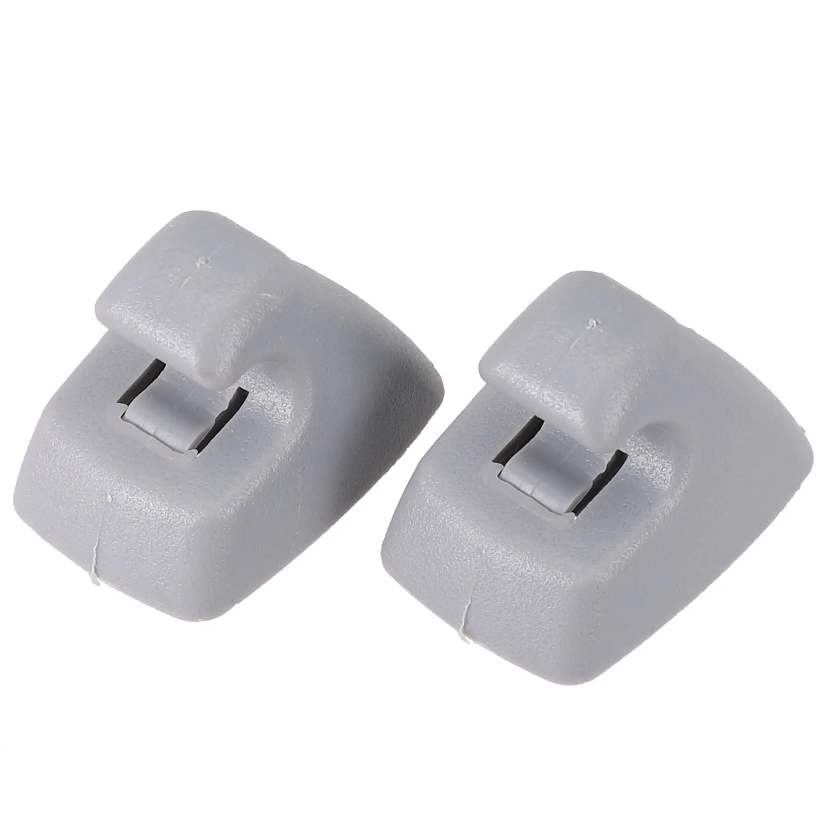 

1pair Car Gray Sun Visor Support Clip Retainer Retainer Bracket Hook Interior Replacement Parts 95994975 ABS Auto Fastener Clips