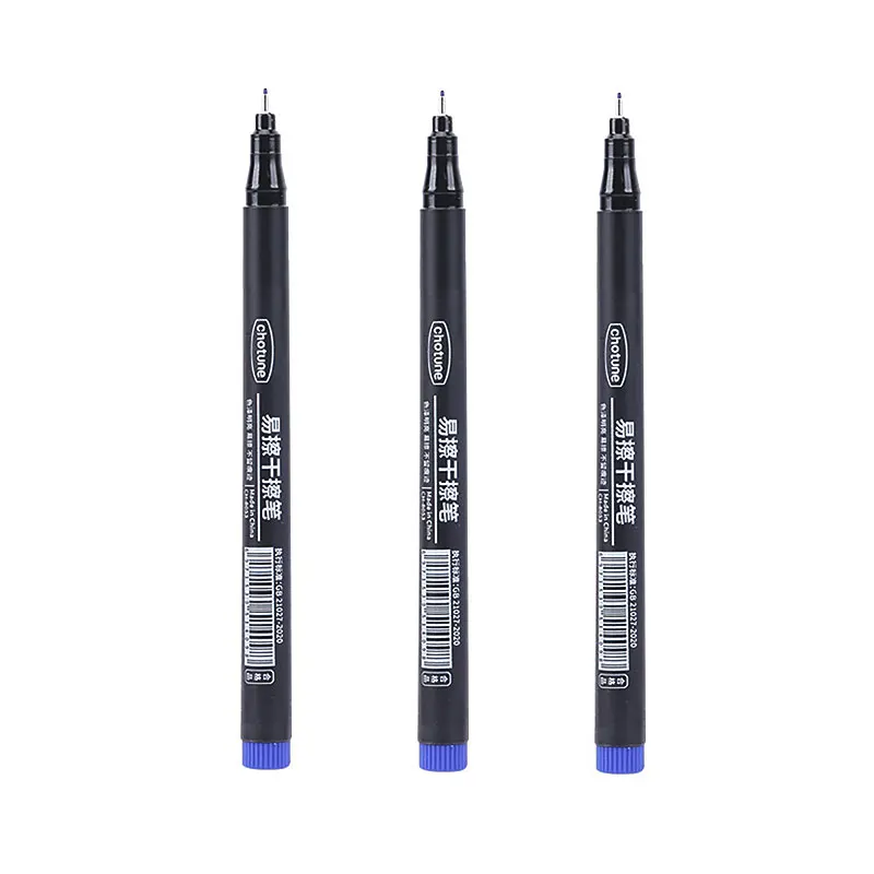 Ultra-Fine Tip Erasable Whiteboard Markers - 0.5mm Dry Erase Pens for Office, School, and Art