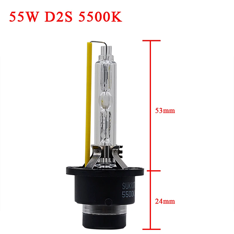 2PCS SUKIOTO CLASSIC XENSUKIT 35W D2S Xenon HID Bulb Kit 3000K Yellow Light  55W D2S Car Headlight Bulbs Replacement For Toyota - AliExpress