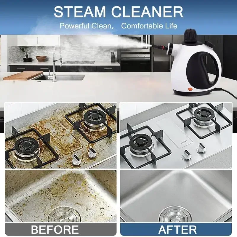 KOITAT Handheld Steam Cleaner, Steam Cleaner for Home with 10 Accessory Kit, Multipurpose Portable pressure Steamer Cleaning 6
