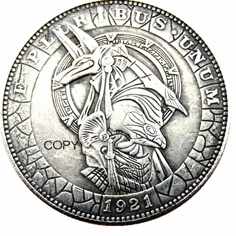 

HB(203)US Hobo Morgan Dollar Silver Plated Copy Coin