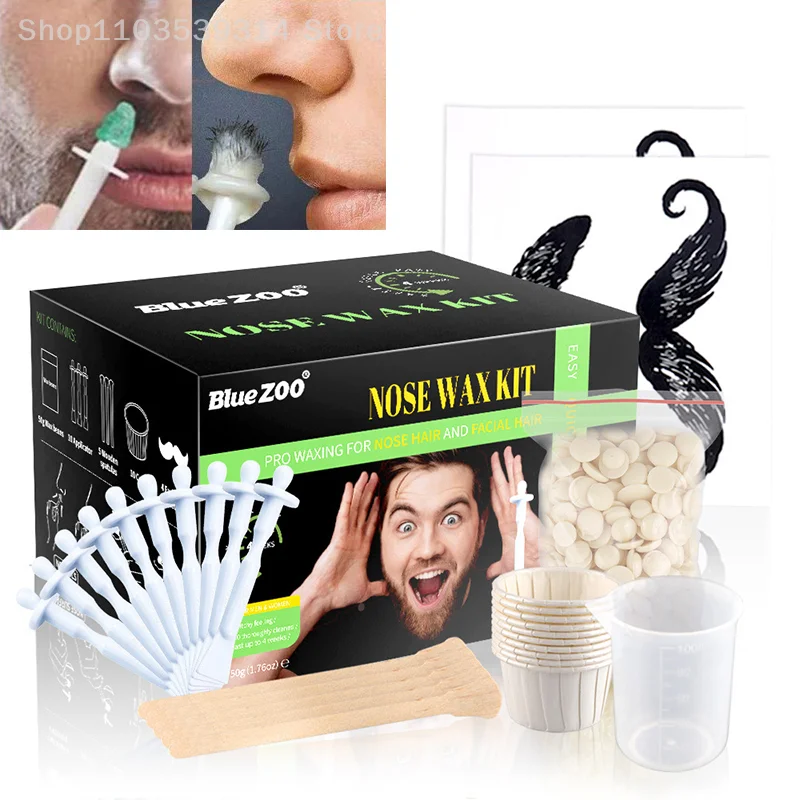 

Nose Hair Wax Kit Effective And Safe Nose Hair Removal Women For Men And Set Nose Hair Remover Waxing Nose 50g