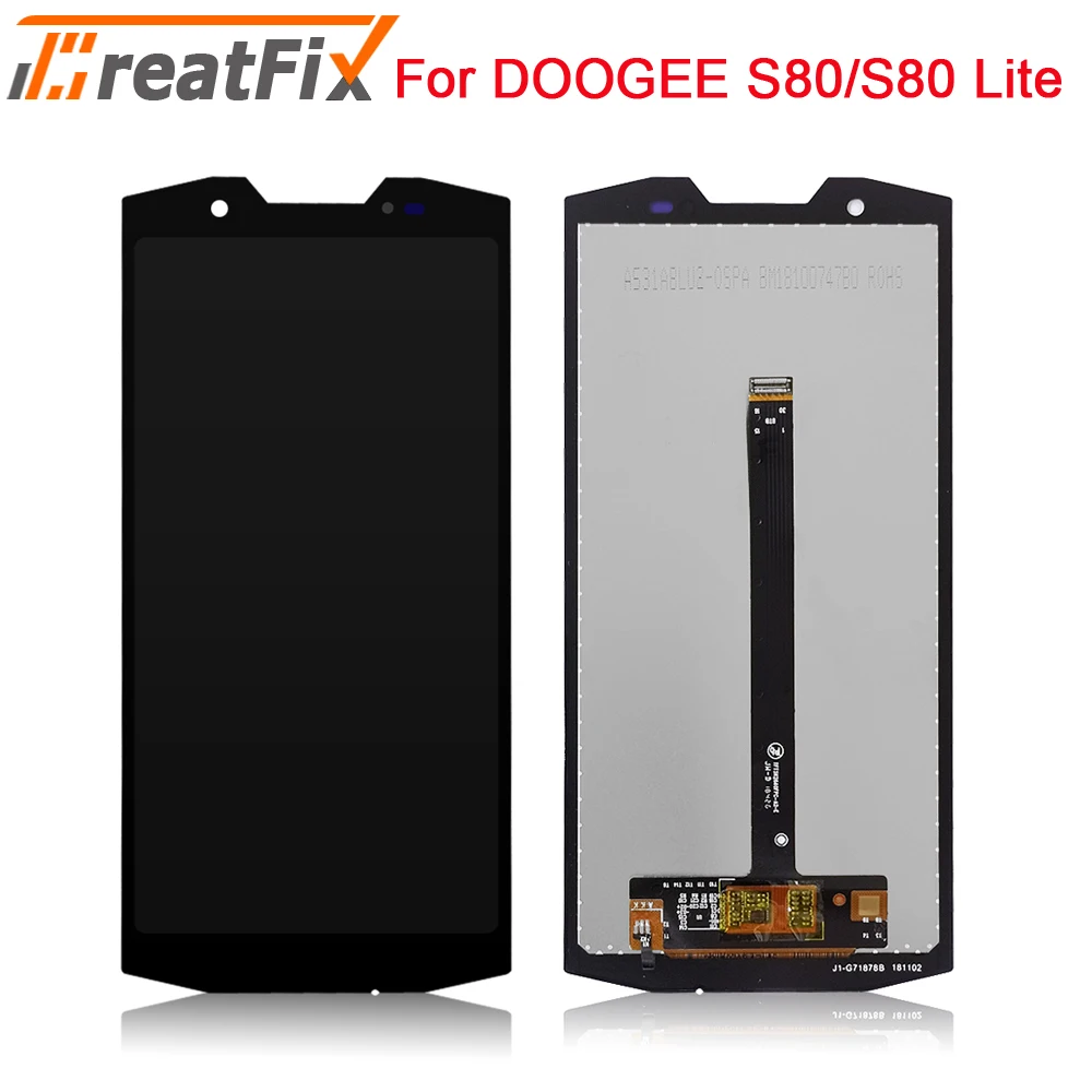 

5.99''For Doogee S80 LCD Display+Touch Screen Digitizer Assembly For Doogee S80 Lite S80Lite Mobile Phone Accessories With Tools