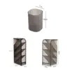 Transparent Frosted Oblique Insertion Pen Holder Simpl Desktop Organizer Multifunctional Stationery Makeup Brush Storage Bucket 6