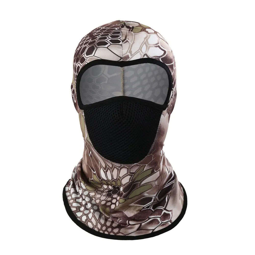  - 26 Colors Outdoor Ride Camouflage Shade Men Balaclava Beanie Breathable Solid Color Spring Summer Skull Cap Cycling Cap
