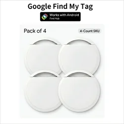 Universal Bluetooth Smart Tag for Keys, Wallet, Luggage, Pets - Enhanced Item Finder with Find My Integration (4pcs)