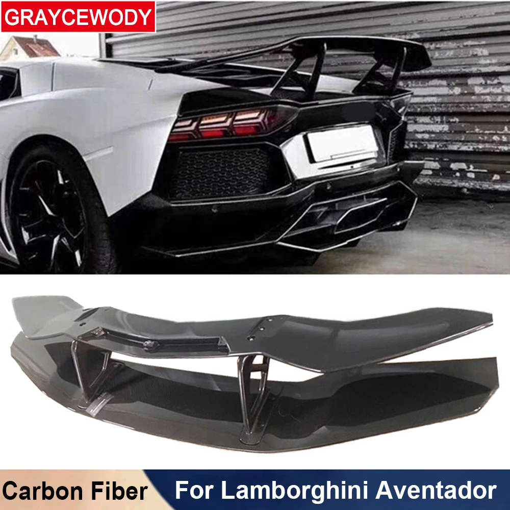 

Автомобильный задний большой спойлер из углеродного волокна для Lamborghini автомобильный Стайлинг LP700 LP750 LP720 2011-2015