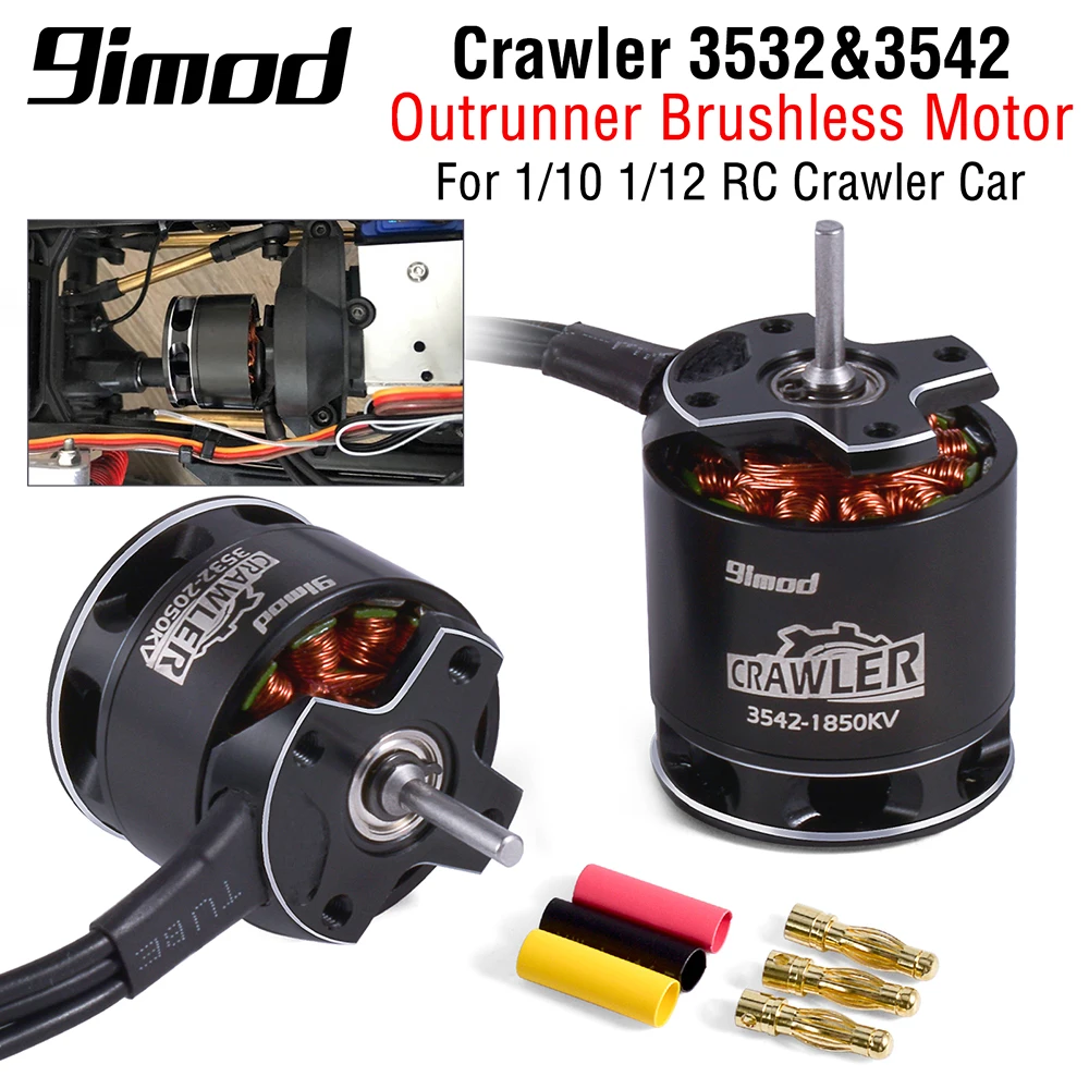 9imod35423532CrawlerOutrunnerBrushlessMotorfor110112RC