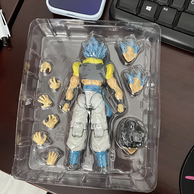 Genuine Shfiguarts Anime Dragon Ball Gogeta Figure Blue Hair Gogeta Theater  Edition Joint Movable Doll Collectible Toy Cool Gift - AliExpress