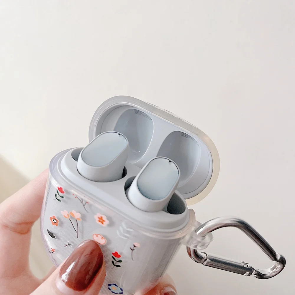 Cute Flower Astronaut Soft Silicone Earphone Case Headphone