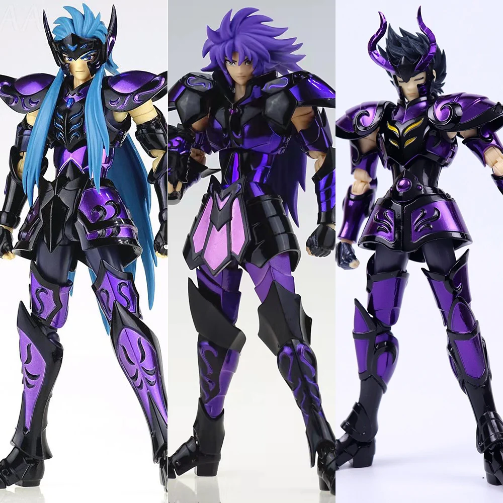 Cs Modello Saint Seiya Cloth Myth Specters Gold Saint Ex Gemini Saga / Camus / Shura Metal Armor Action Figure Toy Model