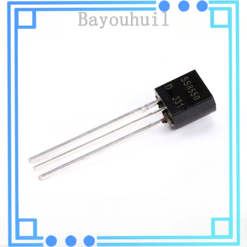

100PCS Original Authentic SS8550 TO-92 PNP Transistor -25V/1.5A Straight Plug Triode