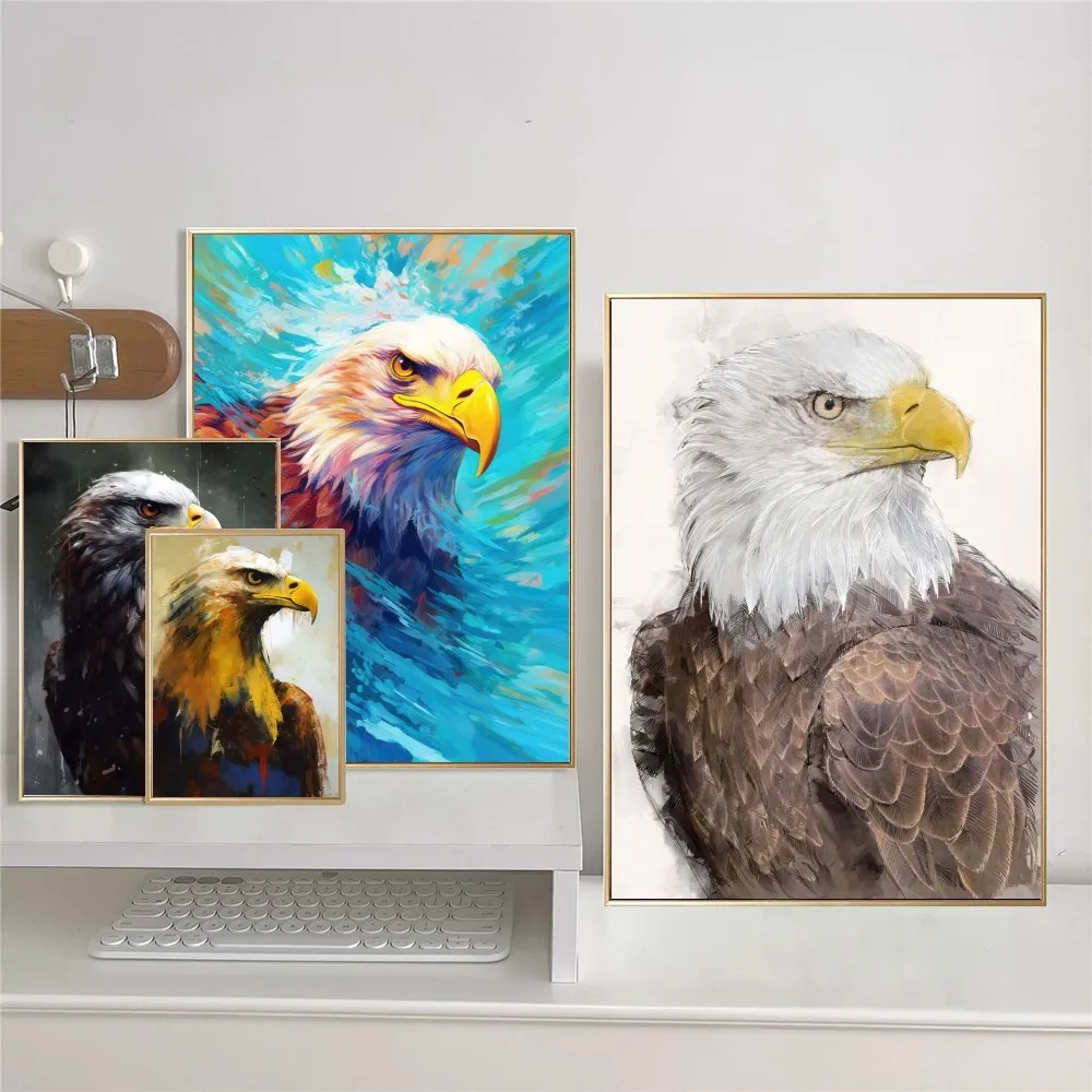 

Eagle Portrait Poster Classic Anime Poster Waterproof Paper Sticker Coffee House Bar Room Wall Decor