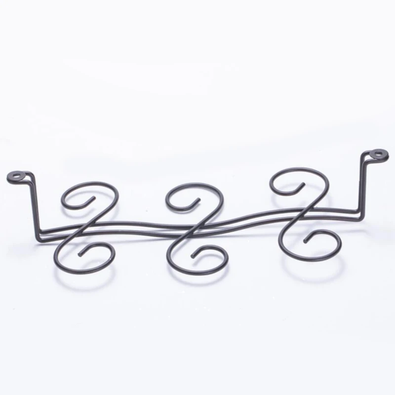 

Подставка для сушки стаканов, железная подставка-держатель для стаканов с дренажным лотком для гостиной и кухни, с шестью подставками