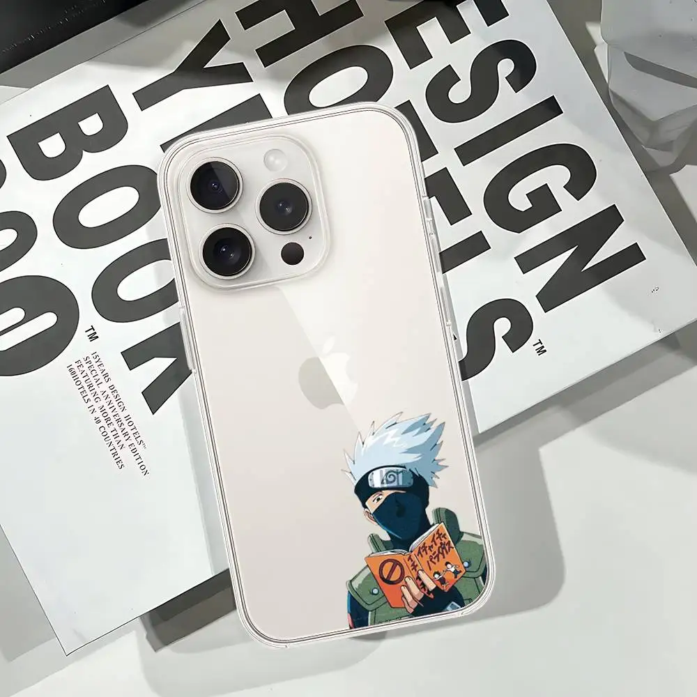 Akatsuki Logo Naruto Transparent Shockproof Phone Case
