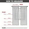 2pcs 100% Blackout Curtains, Thermal Insulated Window Drapes, Window Curtains for Bedroom Living Room, Home Decoration 3