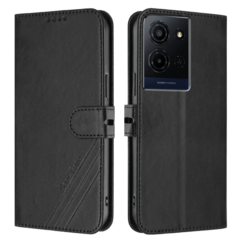 Luxury Leather Flip Wallet Phone Case - Magnetic Book Cover