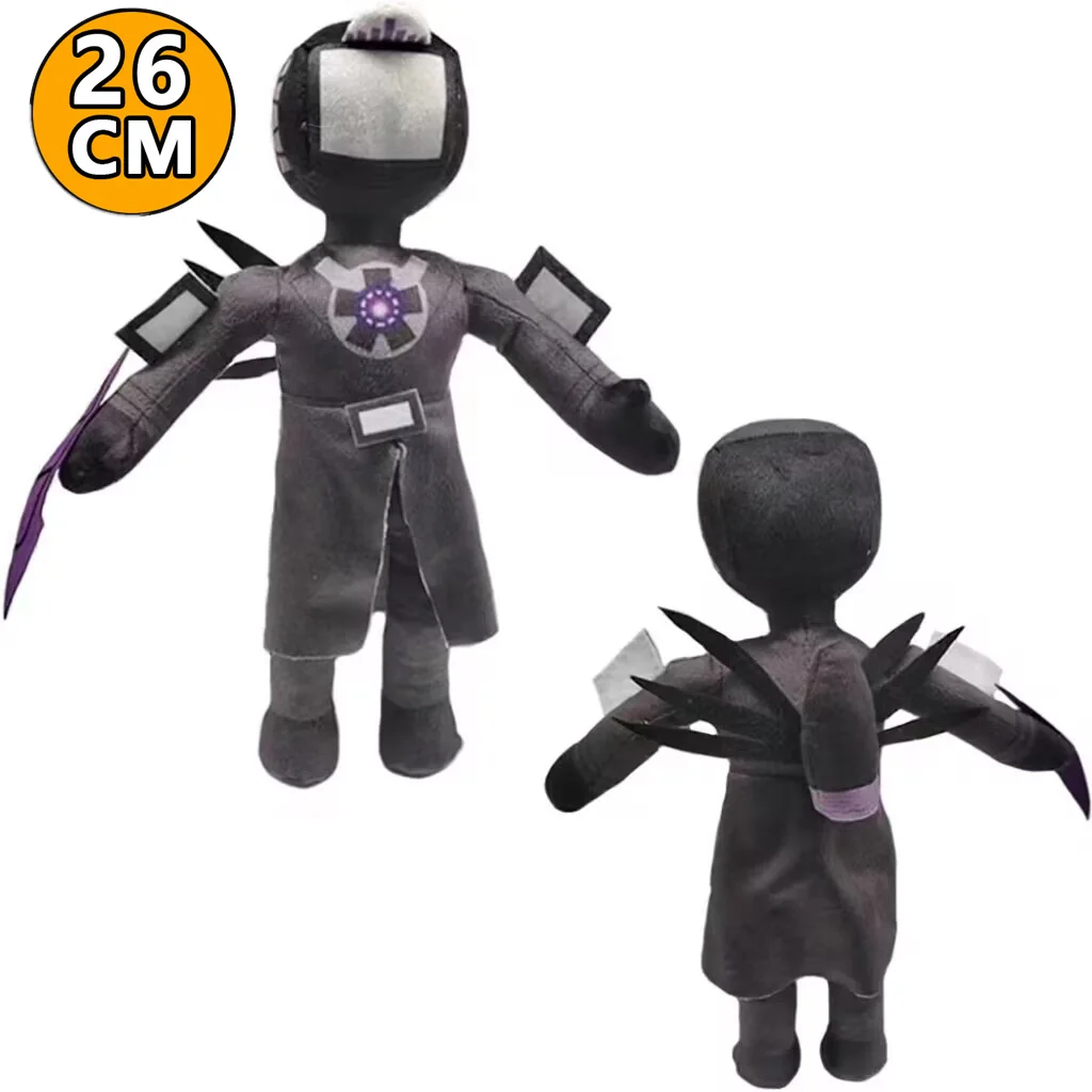 Peluche Titan Drillman TV Man – Jouet Anime En Peluche Douce – Cadeau Original Pour Halloween
