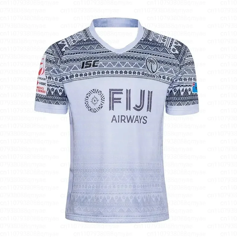 2026 Neues Fidschi Rugby Trikot in Übergröße für Herren, Atmungsaktives Sommer-Outdoor-T-Shirt mit 3D-Druck, Schnelltrocknend, Casual Fitness-Shirt, Familien-Partnerlook – Detail 4