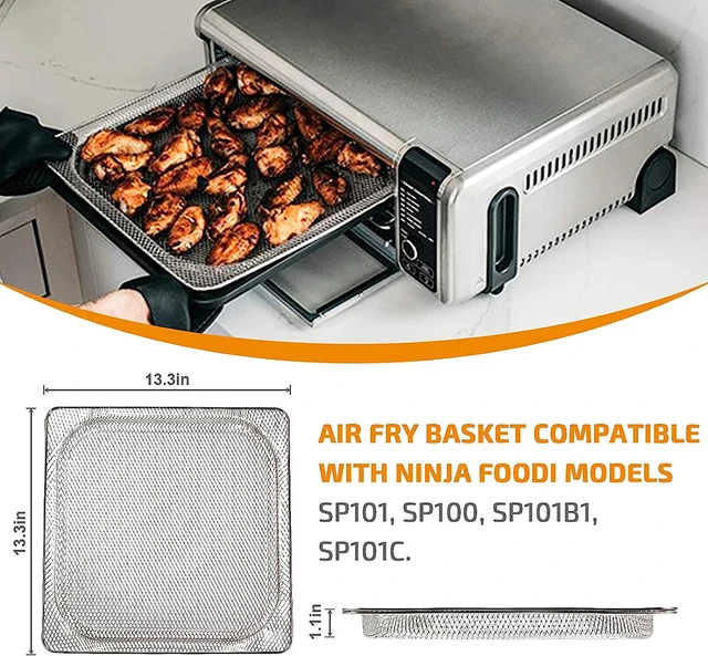 Replacement Air Fryer Basket for Ninja Foodi SP101 Air Fry Oven Stainless  Steel Air Fryer Accessories for SP100 SP101B1 SP101C - AliExpress