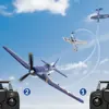 VolantexRC Mini F4U V2 EPP 400mm Wingspan 2.4G 4CH 6-Axis Gyro One Key Aerobatics XPilot Stabilization System RC Airplane Glider 4