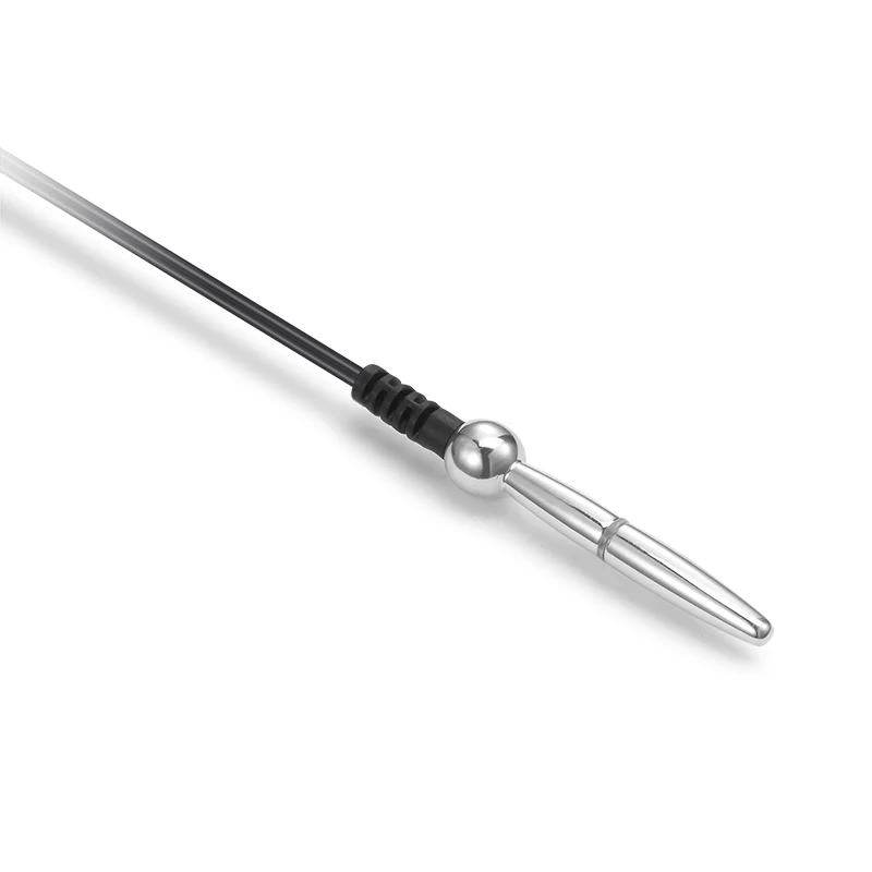 Sex Toys Electric Shock Male Stainless Steel Urethral Sounding Penis Plug Urethra Stimulate Erotic SM Dilator Masturbation Rod