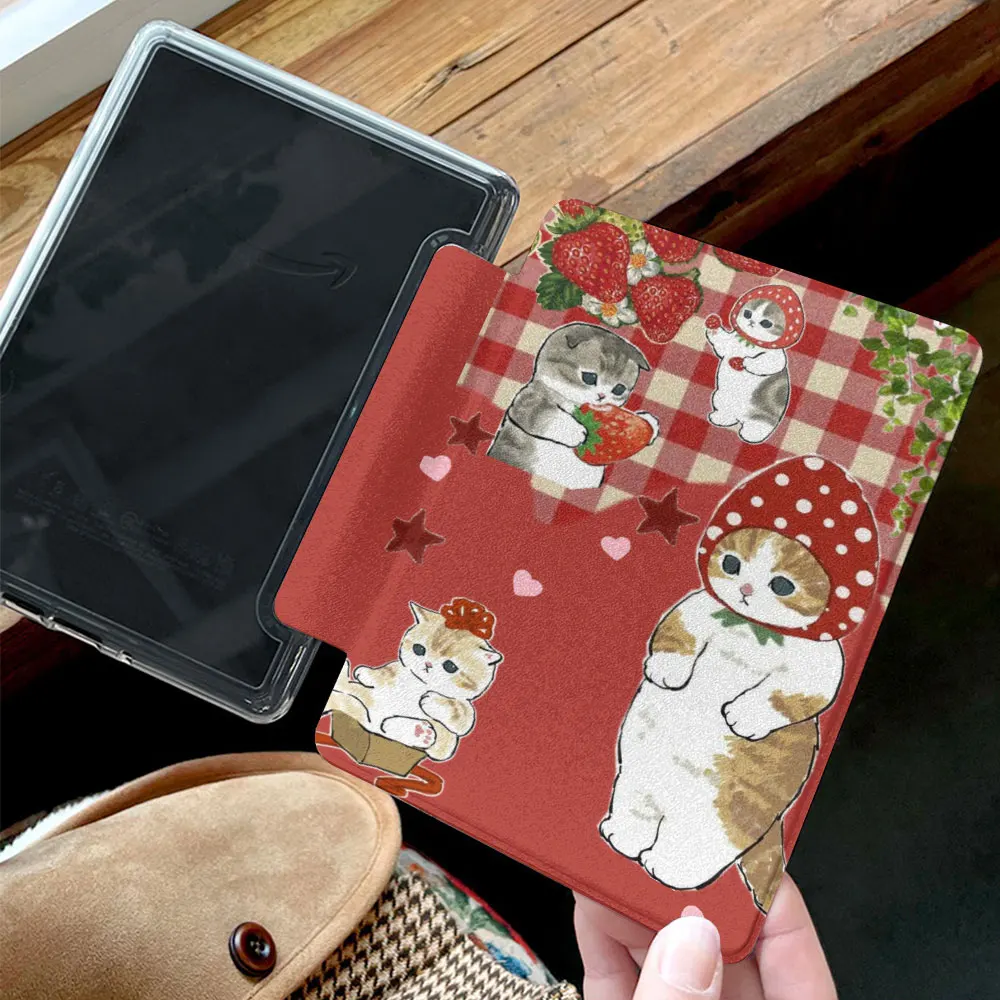 Acrylic Back Shell Kindle Case with Hand Strap