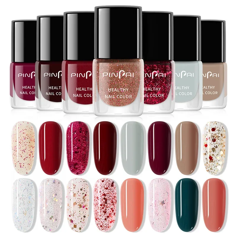 

16PCS Nail Polish Lasting No Bake Fast Dry White 7 Days Lasting Life Waterproof Material Safety Nail Polish Gel