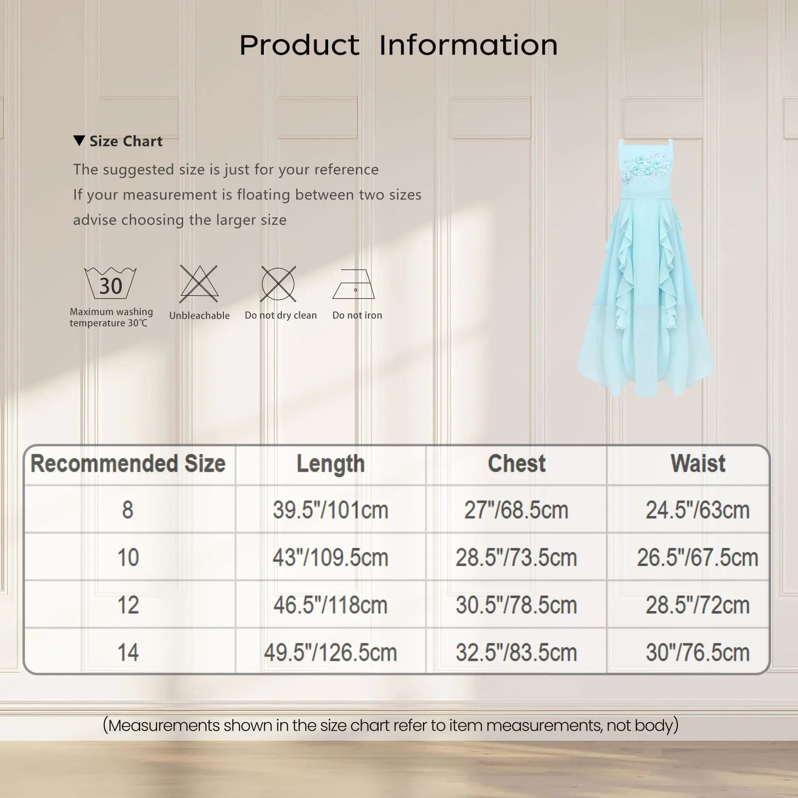 Girls Dresses Children Formal Wedding Party Pageant Gown for Special Occasions Graduation Ceremony Dress Flower Girl Clothes - 5