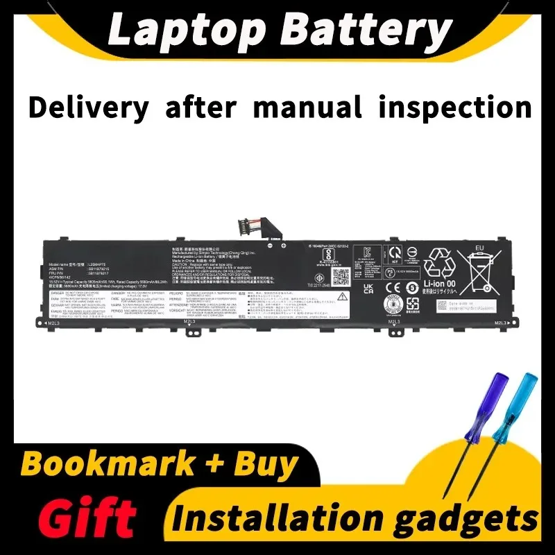 Per Lenovo Thinkpad P1 X1 Gen4/5 Hermit Extreme Gen4 2021 Tp00132A Batteria Per Laptop 15.52V 90.1Wh