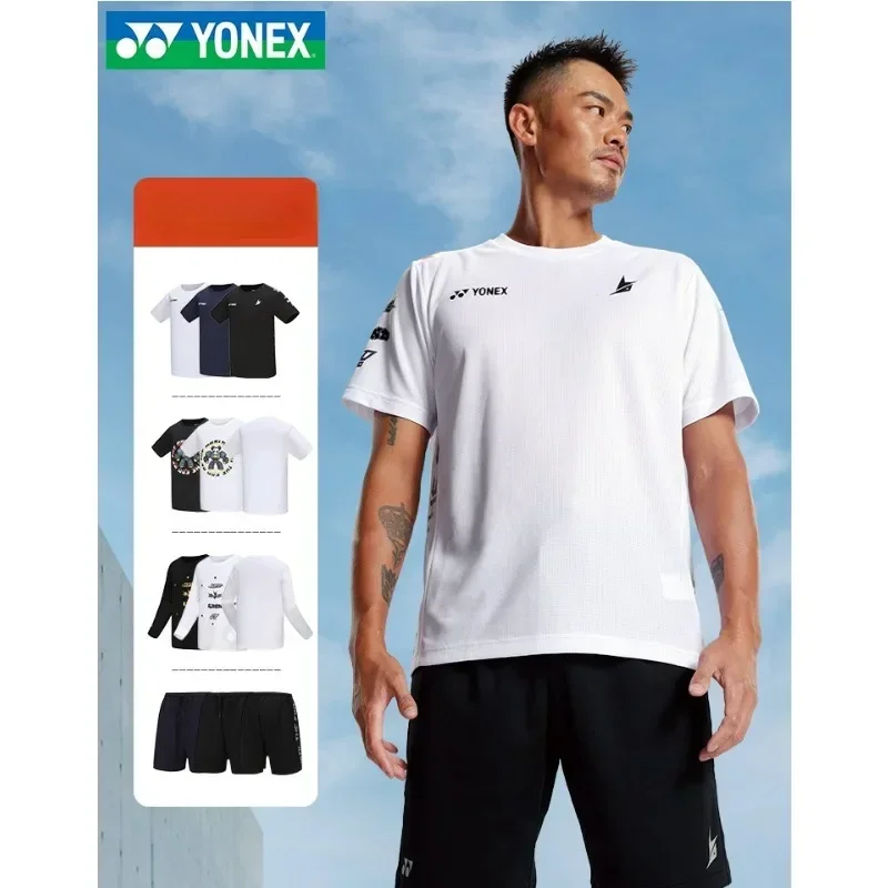 Lindan Badminton POLO Tennis Clothing Sport Jersey Men's Women's Short Sleeve T Shirts Top T-shirt