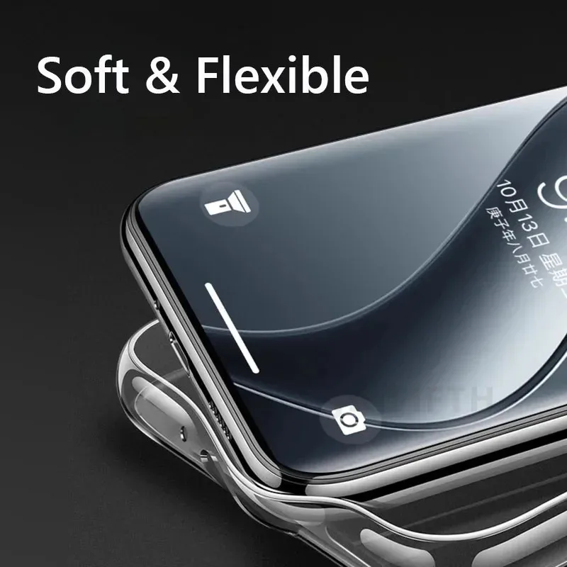 Clear Transparent Soft TPU Mobile Phone Case - Simple Slim Design Cover