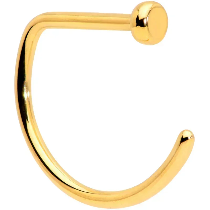 Nose Rings Piercing Jewelry Body Jewelry Nose Studs Body Piercing Earrings Ear Piercing Jewelry Metal Jewelry Fake Non Piercing Stainless Steel Nasal Ring For Women Men