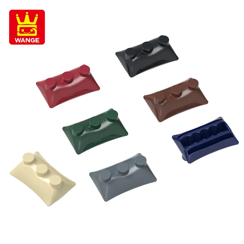 

20 Pcs/lot Sandbags Building Block Moc Color Battlefield Accessories Compatible with 3633w Brick DIY Children's Toy Gift Box