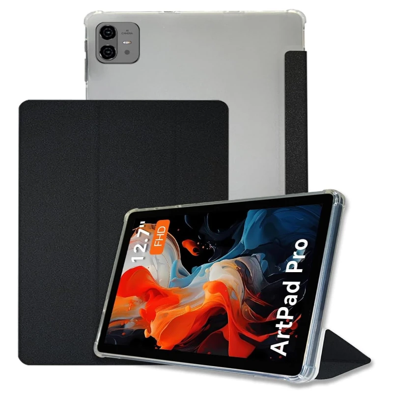 Slim Folding Stand Tablet Case with Auto Sleep/Wake and Matte Back Cover