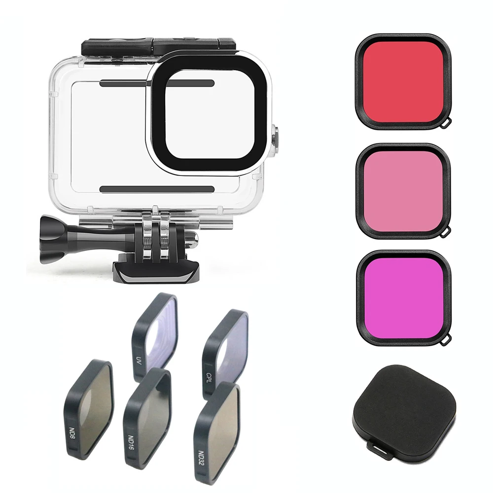 Enhanced UV CPL ND Filter Kit with Red Color Options - Polarized Camera Lens Accessories
