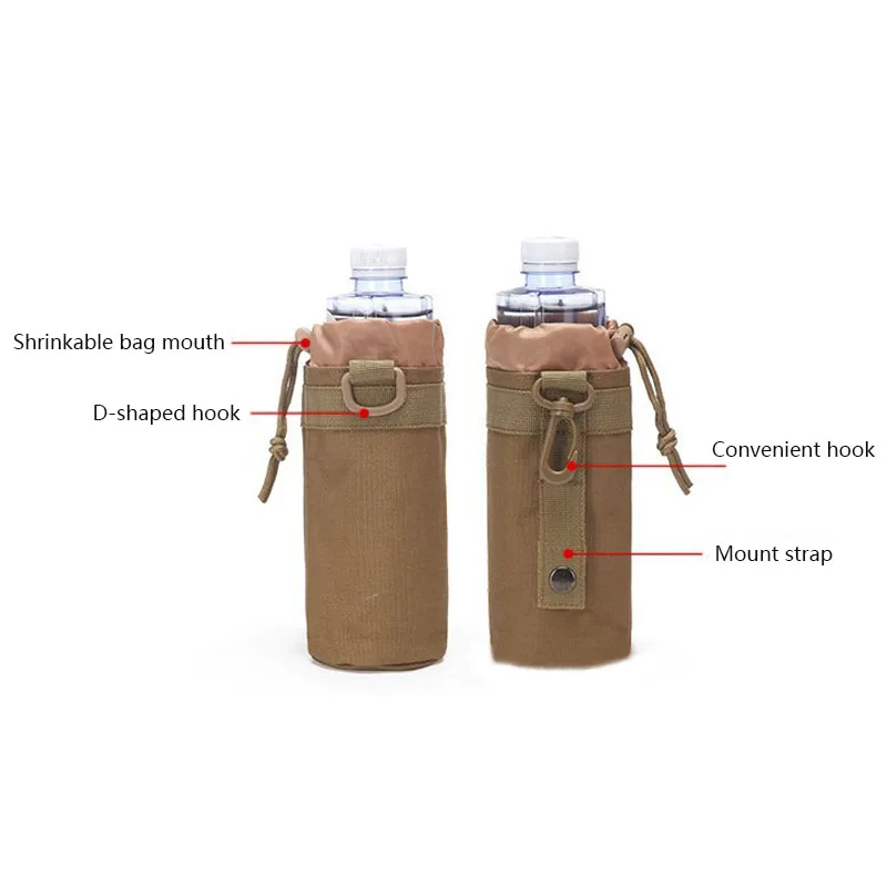 Fishing Hunting Tool Kettle Set Bag, Water Bottle Pouch