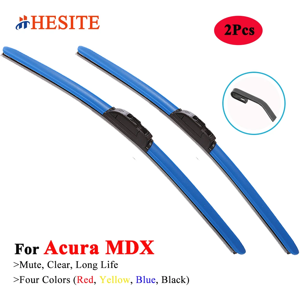 HESITE Colorful Windshield Wiper Blades For Acura MDX YD1 YD2 YD3 YD4 3