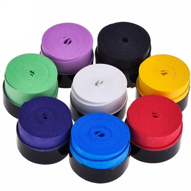 Alpha 10PCS Tennis Overgrip Stick Grips Sweatband Badminton Grip Tapes Supper Stick Tape White