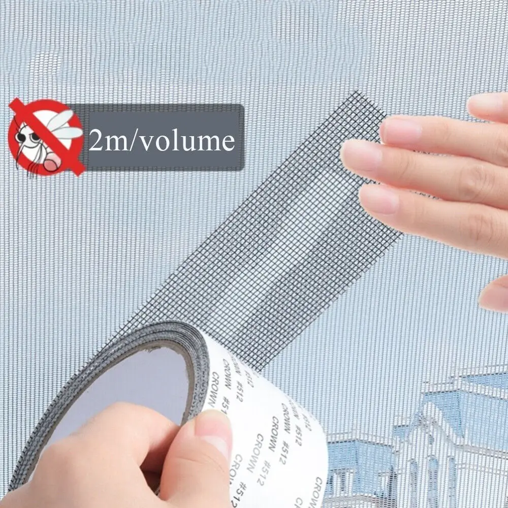 Description Picture 3 of itemStrong Selfadhesive Window Screen Repair Tape Window Screen Repair Patch Covering Holes Insect Mosquito Nets for Home Outdoors
