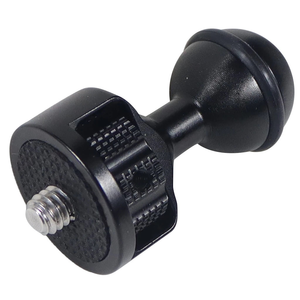 Magic Arm 360 Rotation Double Ball Head with Arri Pin 1/4 3/8 Screw Adapter for