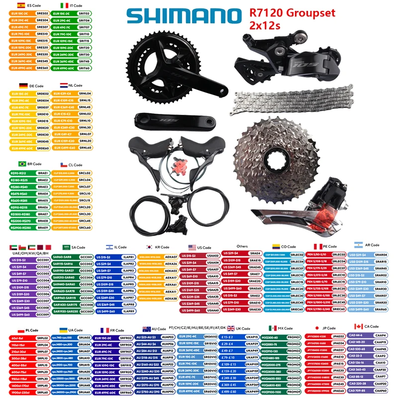 Shimano-油圧式ディスクブレーキキット,ロードバイクブレーキセット